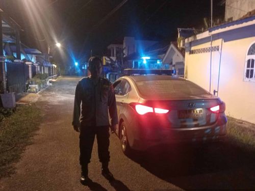 Polsek Kalianda Laksanakan Patroli Malam, Antisipasi C3 di Perum Korpri