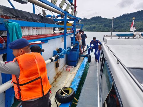 Sat Polairud Polres Lampung Selatan Laksanakan Binmas Perairan, Situasi Kamtibmas Kondusif