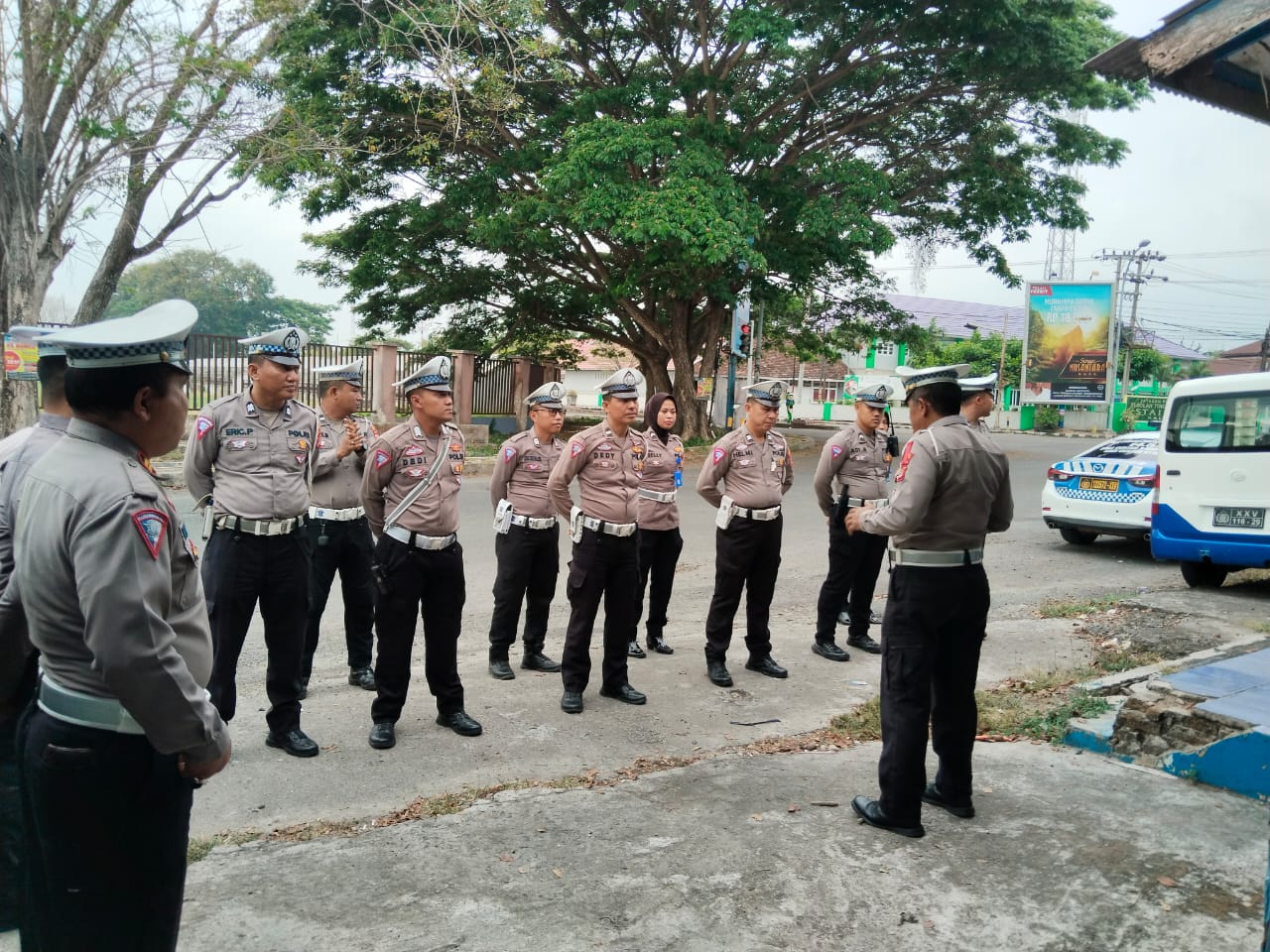 Satlantas Polres Lampung Selatan Gelar Razia, Penindakan Pelanggar Lalu Lintas dan Sosialisasi Pajak