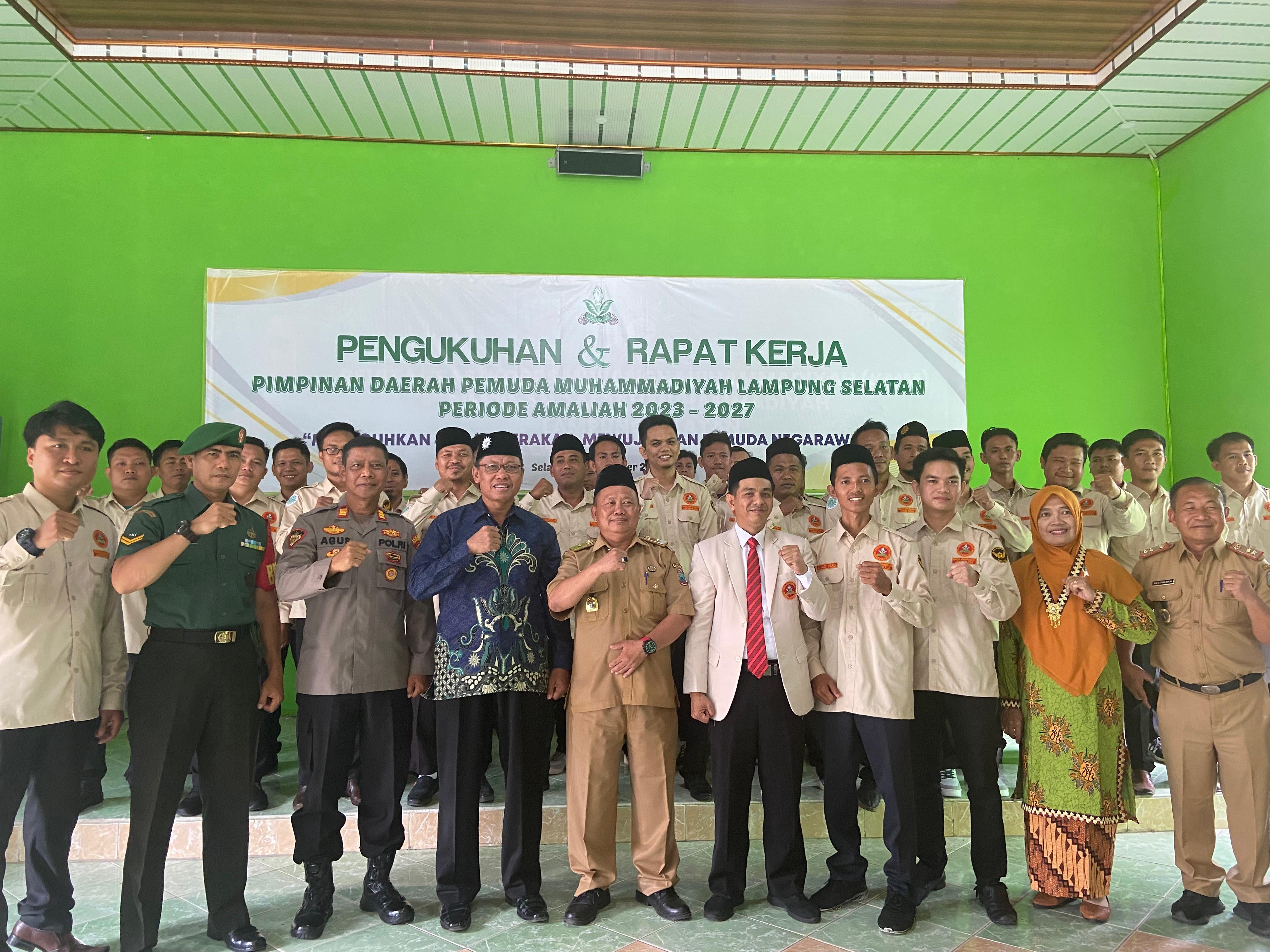 Pengukuhan dan Rapat Kerja Pimpinan Daerah Pemuda Muhammadiyah Lampung Selatan